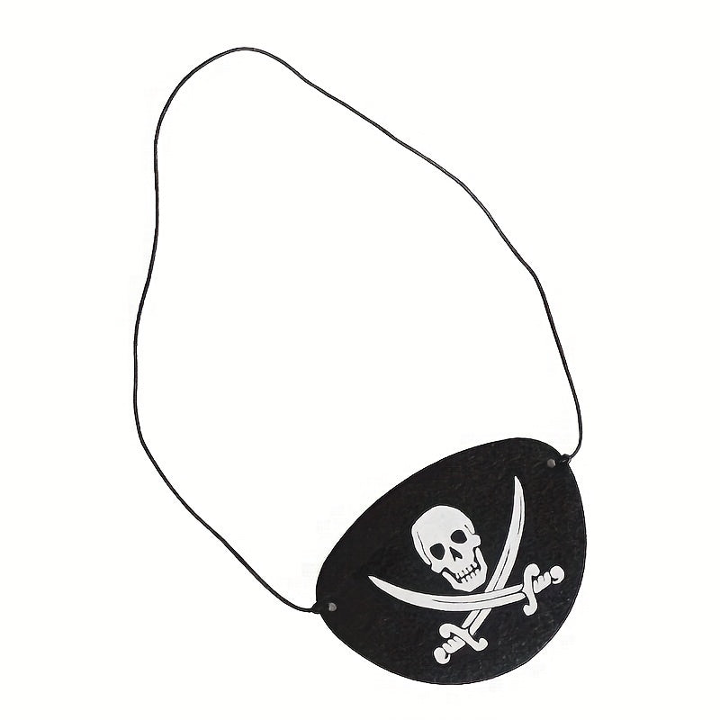 Halloween Pirate Hat Eye Mask Set