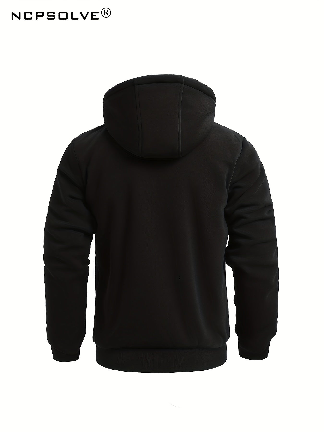 Men's Sports Suit Thick Active Zip Up Hooded Jacket & Comfy Pants