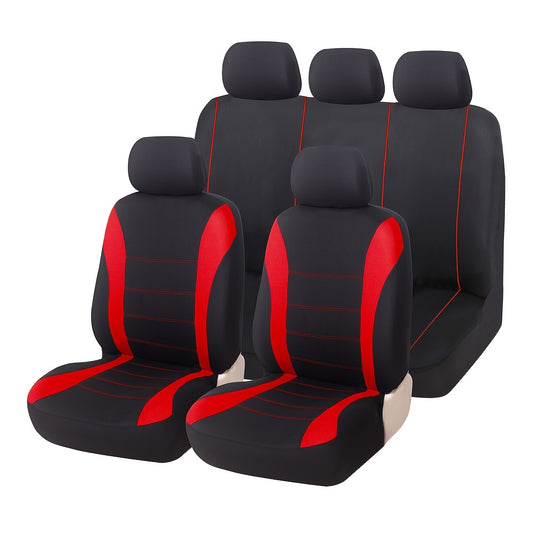 9pcs Mesh Cloth Car Front Seat Cover Set Universal Full Coverage for Car SUV