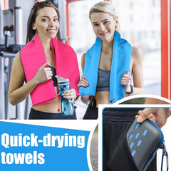 Microfiber Travel Towel Quick Drying Lightweight Towel for Sports Beach Swimming