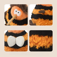 Bumblebee Plush Toy, Soft Stuffed Animal with Expressive Eyes