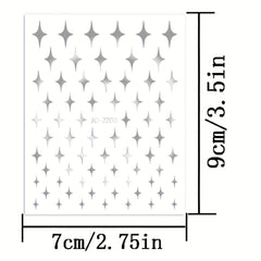 Self Adhesive Galaxy Star Nail Stickers - DIY Nail Enhancement
