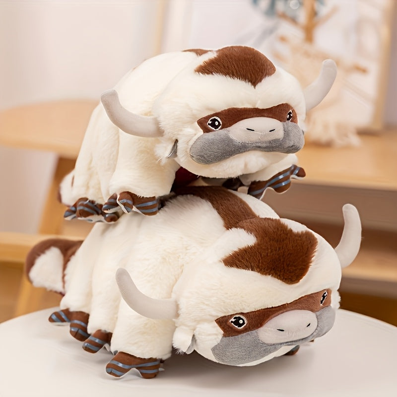 Flying Ox Apai Plush Toy Soft Stuffed Animal Cartoon Figure for Home Decor