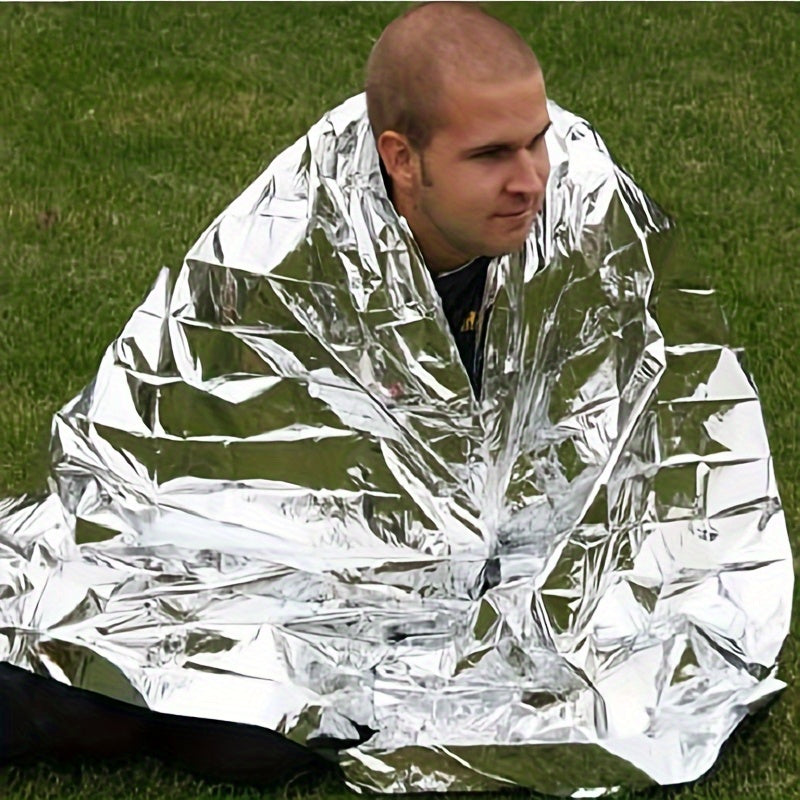 Portable Emergency Survival Blanket for Camping - First Aid Thermal