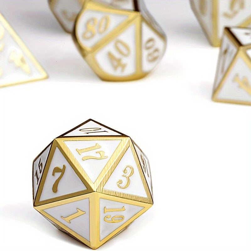 7pcs Slanted Digital Dice For Outdoor Desktop Entertainment