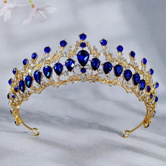 Crystal Tiara Rhinestone Crown Princess Tiaras for Wedding Prom Birthday Party