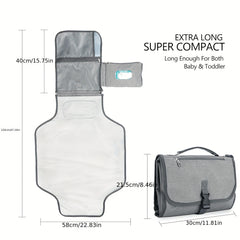 Portable Diaper Changing Pad Smart Wipes Pocket Waterproof Travel