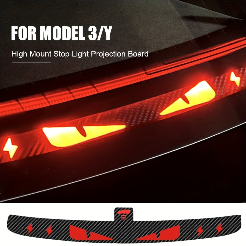 Model 3 Model Y High Mount Brake Light Projection DIY Board