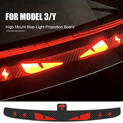 Model 3 Model Y High Mount Brake Light Projection DIY Board