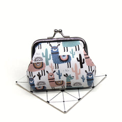 Cartoon Animal Print Coin Purse For Girls