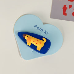 Cartoon Animal Hair Clip Candy Edge Hair Clip Accessories