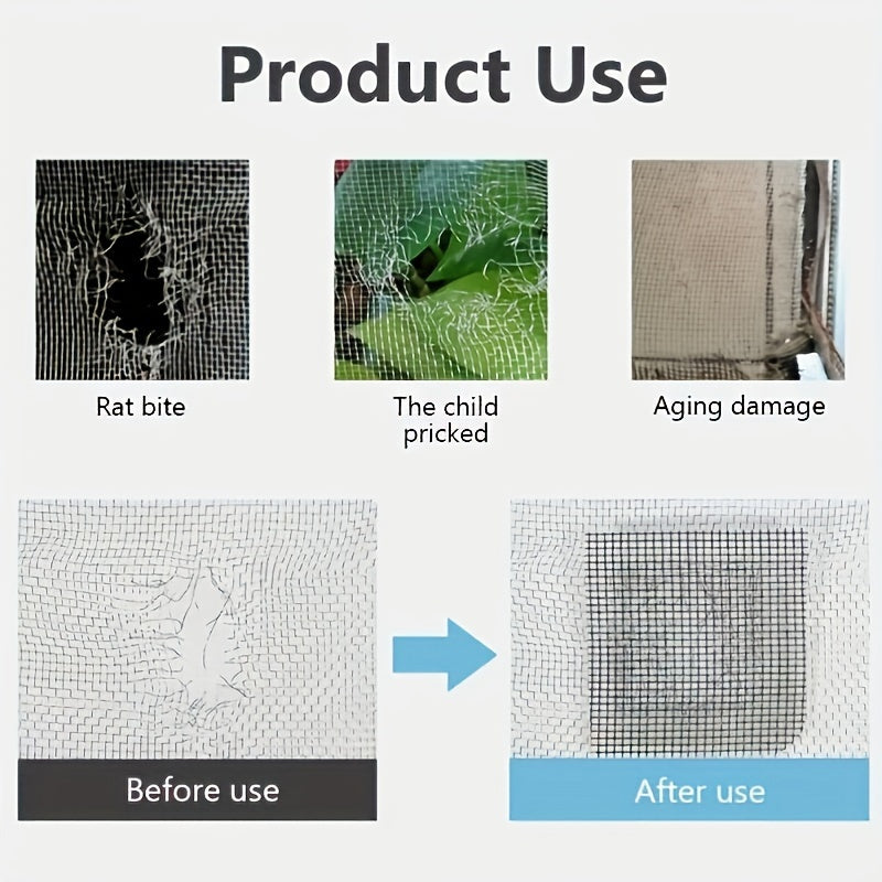 Screen Repair Tape Patch Anti-mosquito Window Strip Patching Self-adhesive
