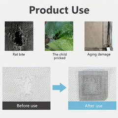 Screen Repair Tape Patch Anti-mosquito Window Strip Patching Self-adhesive