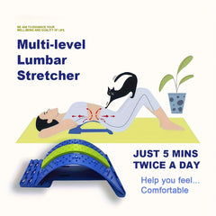 Adjustable Back Stretcher Yoga Massage Board Spine Corrector