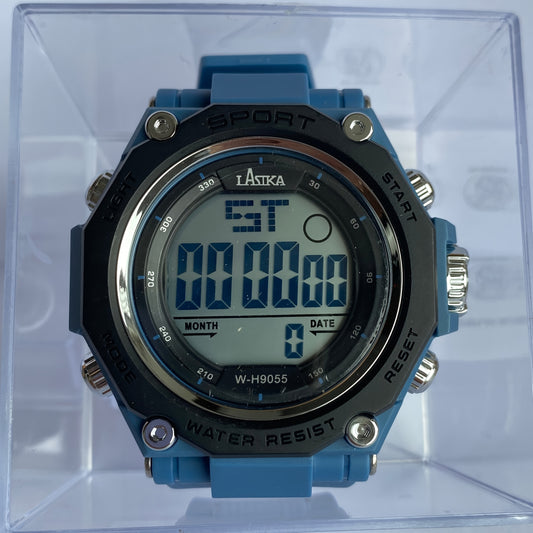 Digital Watch with Alarm LED Backlight Date Display Multiple Sports Modes