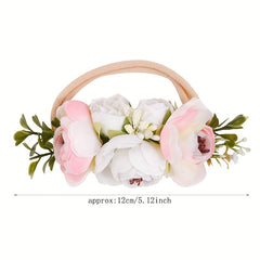 2pcs Baby Soft Flower Headbands Hairbands