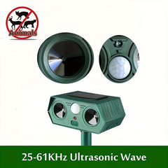Ultrasonic Solar Rat Repellent Outdoor Motion Sensor