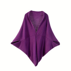 Cashmere Scarf Boho Solid Cloak Winter Vintage Cardigan