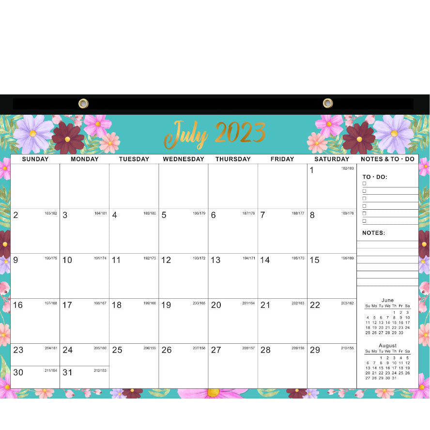 2023-2024 Wall & Desk Calendar July December