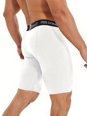 Men's Compression Sports Boxers Athletic Shorts