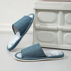 Men's Open Toe House Slippers Anti-skid Indoor Shoes