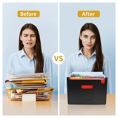 24 grid Expanding File Folder Organizer