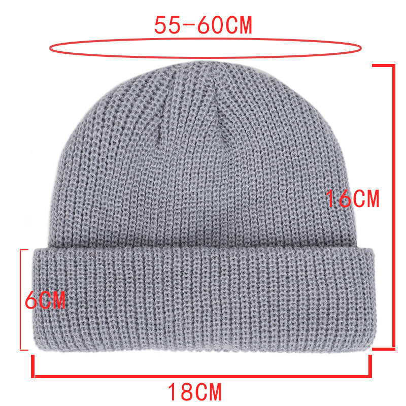 Men's Solid Knitted Hat