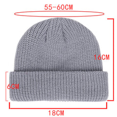 Men's Solid Knitted Hat