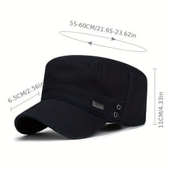 Military Cap Classic Cotton Flat Caps Outdoor Sun Protection Casual Hat