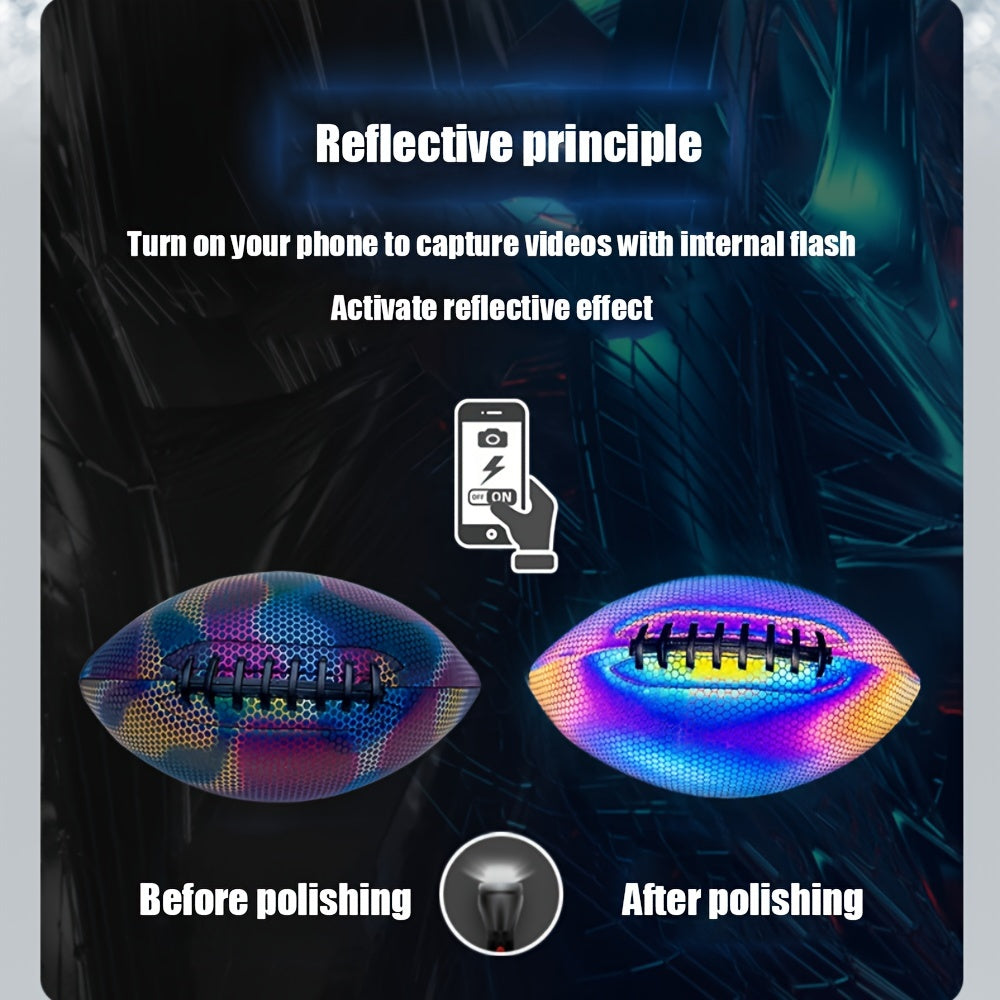 Luminous Reflective Rugby American Standard Football For Game Training