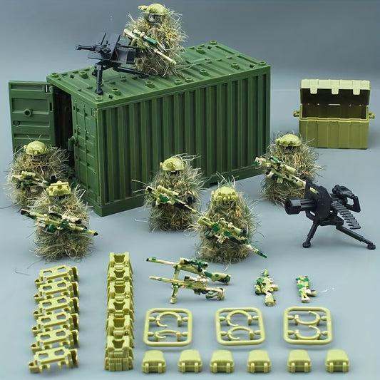 Military Building Block Accessories - Weapon Sets, Helmets, Camouflage