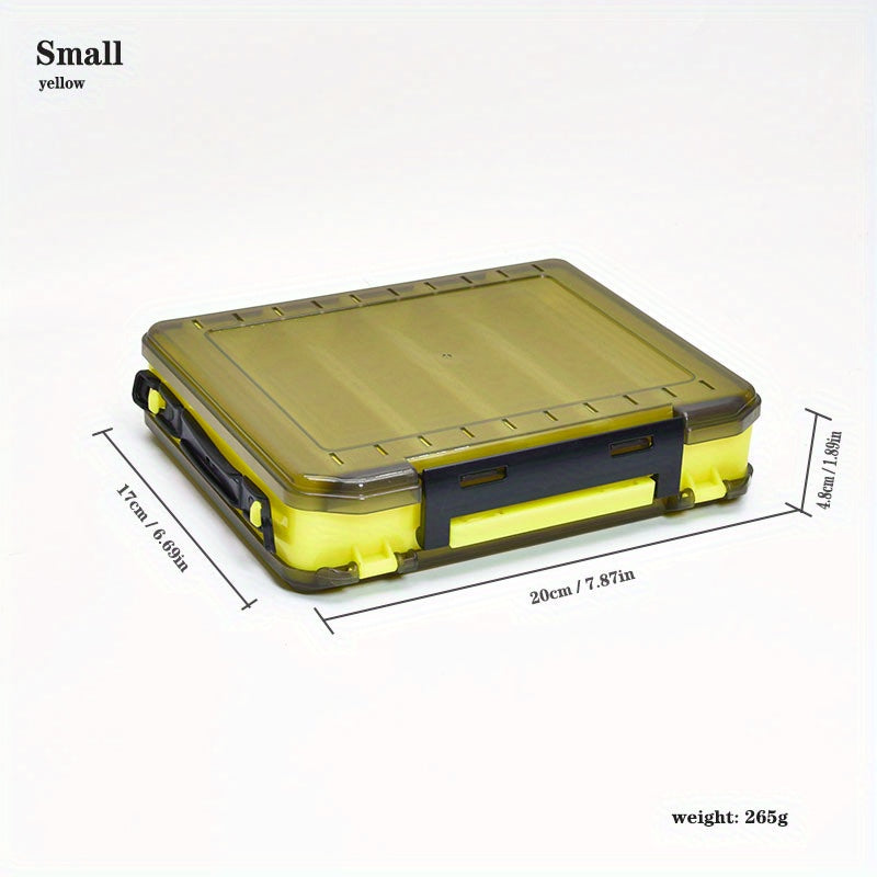 Plastic Double Sided Fishing Tackle Box Storage Case
