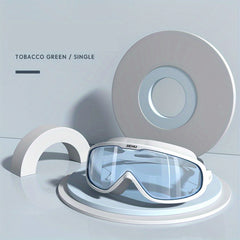 Large Frame Swimming Goggles Waterproof Anti-fog Clear Vision