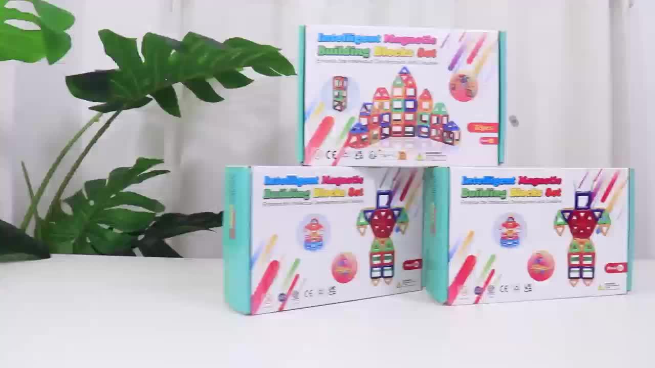 Magnetic Building Blocks 32p Set for 3 Year Old Boys and Girls
