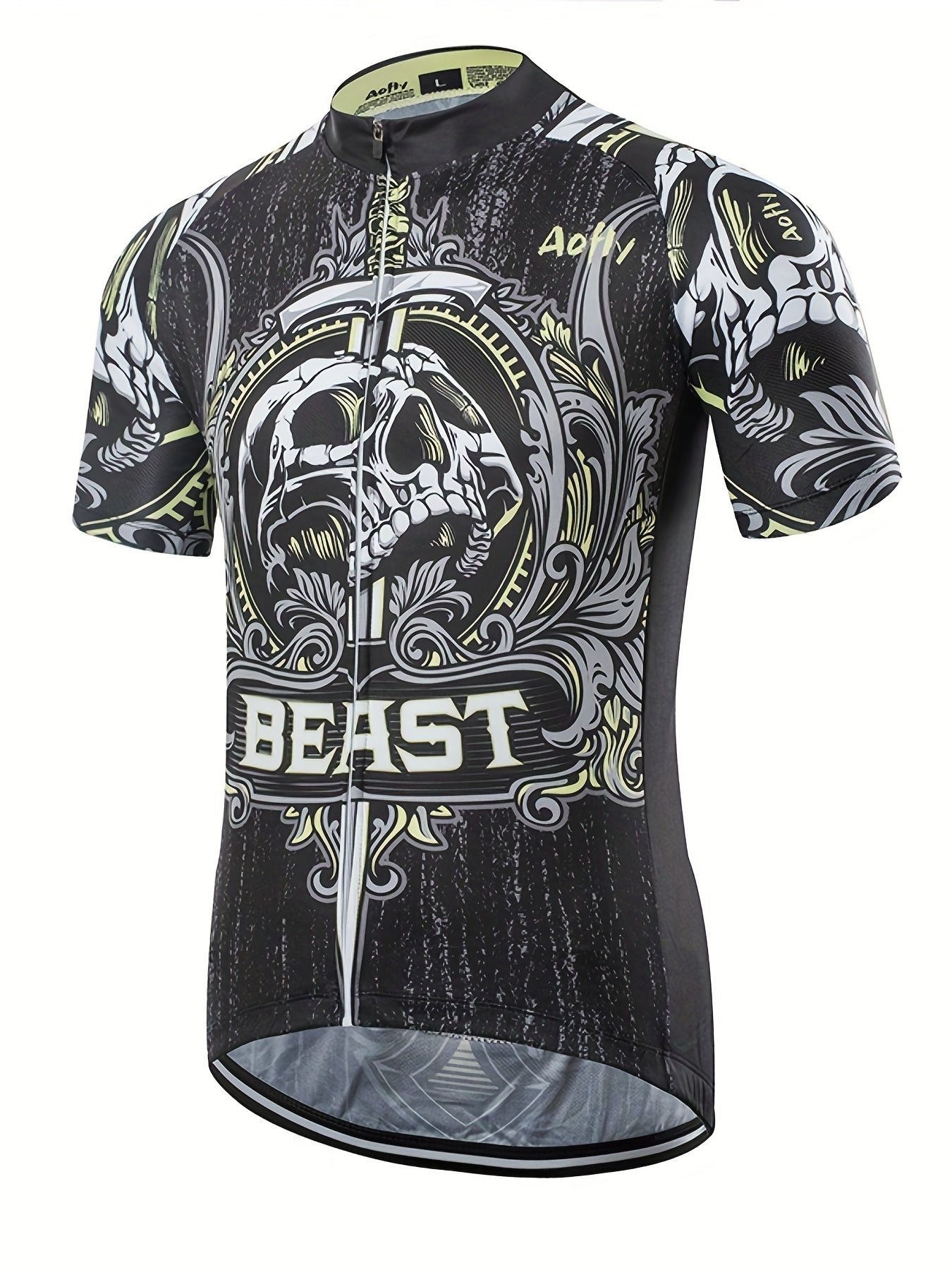 Men's Quick Dry Cycling Jersey with Rear Pocket