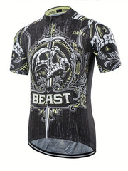 Men's Quick Dry Cycling Jersey with Rear Pocket