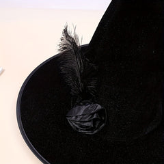 Velvet Magician Hat Halloween Prom Party Decor