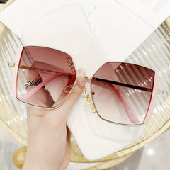 Gradient Metal UV400 Sun Shades Glasses For Driving