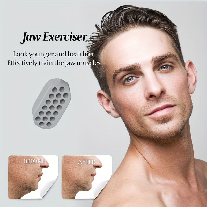 2pcs Silicone Jaw Line Exerciser Facial Muscle Chewing Ball