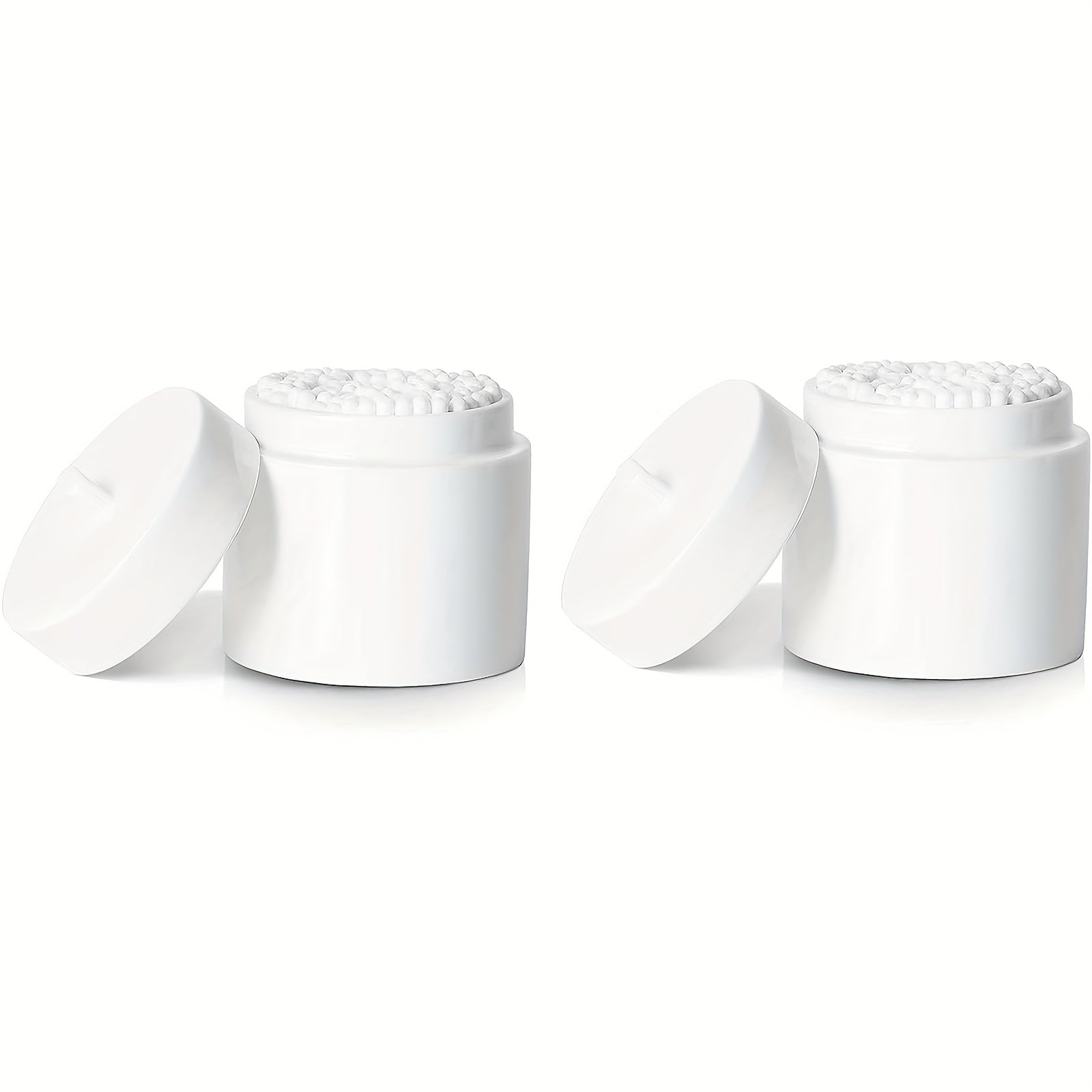 Ceramic Cotton Swabs Holder Organizer with Lid