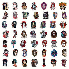 50pcs Zombie Bride Graffiti Stickers Waterproof DIY Sticker Pack