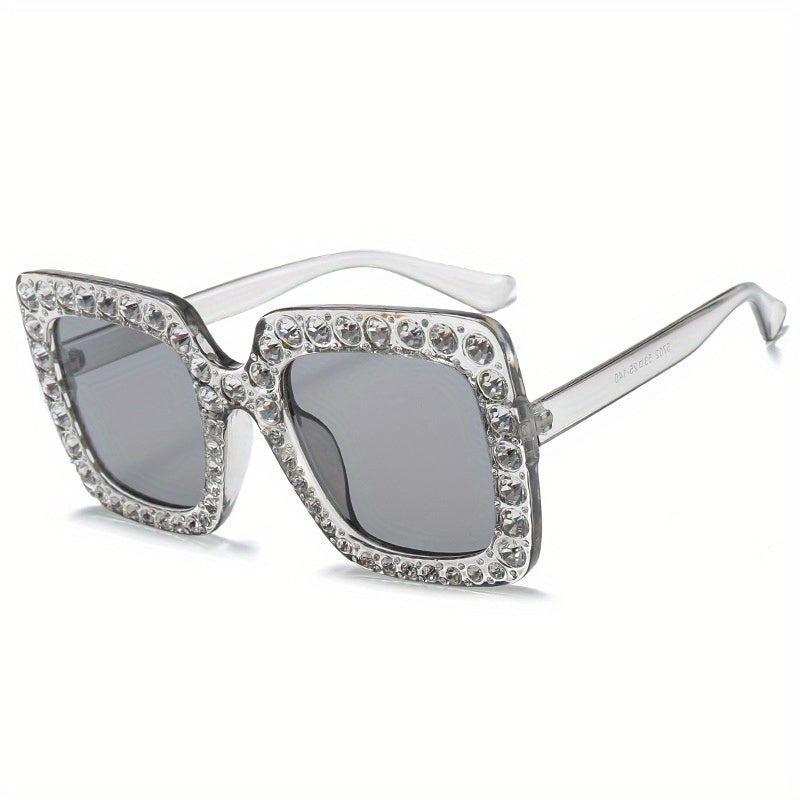 Rhinestone Gradient Sunglasses UV400