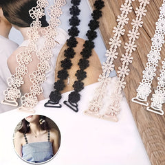 Flower Lace Bra Straps Comfortable Invisible Strap Women's Lingerie