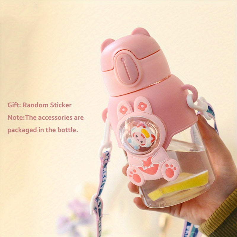 Fun Cartoon Straw Cup for Summer Outings