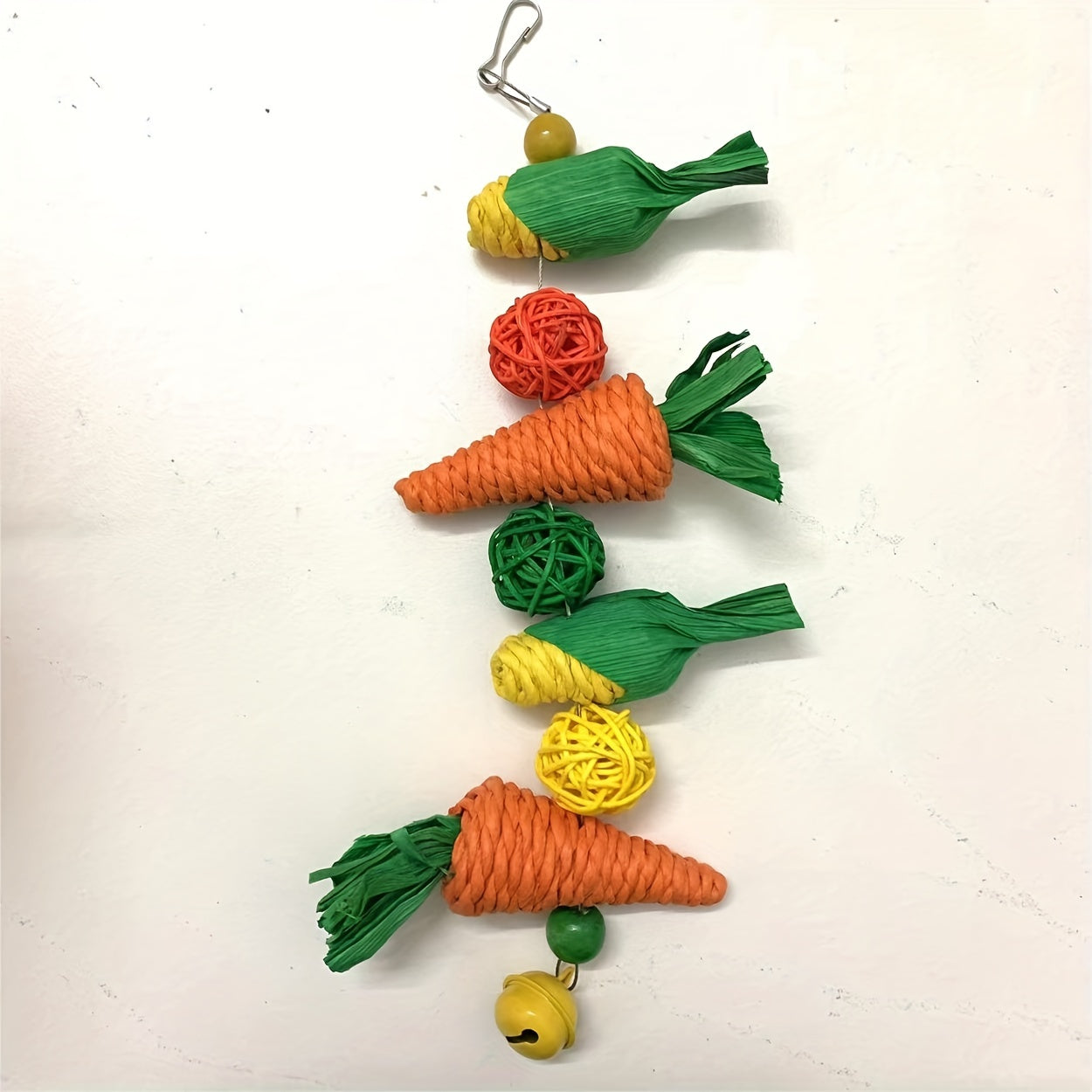 Bird Foraging Toy Cockatiel Parakeet Chewing Hanging Bird Cage Accessories