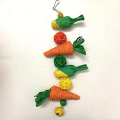 Bird Foraging Toy Cockatiel Parakeet Chewing Hanging Bird Cage Accessories
