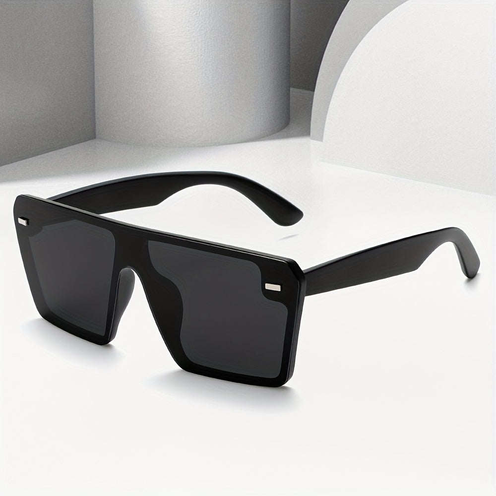 Men Square Frame Sunglasses UV Protection