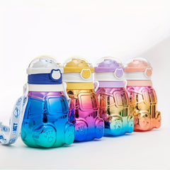 Gradient Water Cup Cartoon Leakproof Bottle