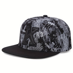 Men's K Letter Hip Hop Baseball Cap