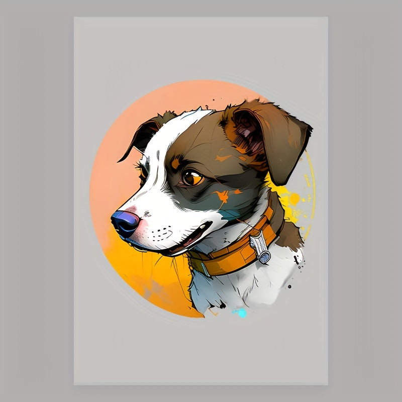 Cartoon Dog Thermal Transfer Patch for T-shirts Jeans Backpacks